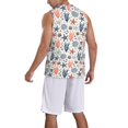 thumbnail image 2 of Xecao Starfish Shell print basketball shirt for both men and women, a unisex basketball jersey perfect for theme parties-Medium, 2 of 6