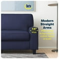 thumbnail image 5 of Pemberly Row 78" Track Arm Sofa with Removable Covers Navy Blue, 5 of 17