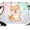 Pink, Blue, Gold, variant on 8x6ft Photo Backdrop, Cartoon Dog Soft Polyester Backdrop Curtains Photography Backdrops, Japanese Style Golden Star Cute Animals Brushed Background for Photoshoots Studio Video Portrait Parties
