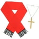 thumbnail image 1 of 1 juego de cosplay para fiesta de Halloween, estola de sacerdote y colgante de cruz, accesorio de rol de monja., 1 of 8