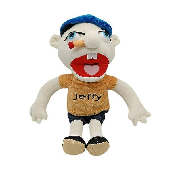 Nouveau 58 cm Jeffy main marionnette en peluche poupée en peluche Figure  pour jouer maison enfants éducatifs bébé enfants Fans cadeau d'anniversaire