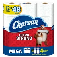 Charmin Ultra Strong Toilet Paper, 12-30 Mega Rolls