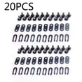thumbnail image 1 of MYG 20pcs Bicycle Bike Single Speed Quick Chain Master Link Connector Repair Parts, 1 of 5