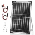 thumbnail image 1 of Voltset 10W 12V Solar Panel Kit, Solar Battery Trickle Charger Maintainer + Upgrade 10A MPPT Charge Controller + Adjustable Mount Bracket f, 1 of 8