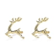 thumbnail image 2 of Billuyoard 12pcs Metal Elk Napkin Rings Home Supplies Restaurant Ornaments Exquisite Hotel Christmas Buckles Party Napkins oro 2Conjunto, 2 of 6