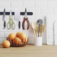 thumbnail image 4 of adviicd Wall Mounted Scissors Cutlery Storage Rack Storage Rack Bar Rack Kitchen Shelf Kitchen Tools Black,One Size, 4 of 5