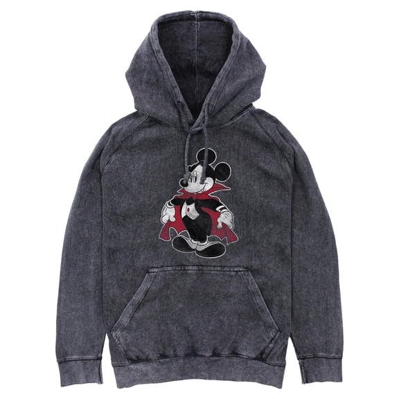 Mens Mickey & Friends Halloween Retro Vampire Lightweight Hoodie