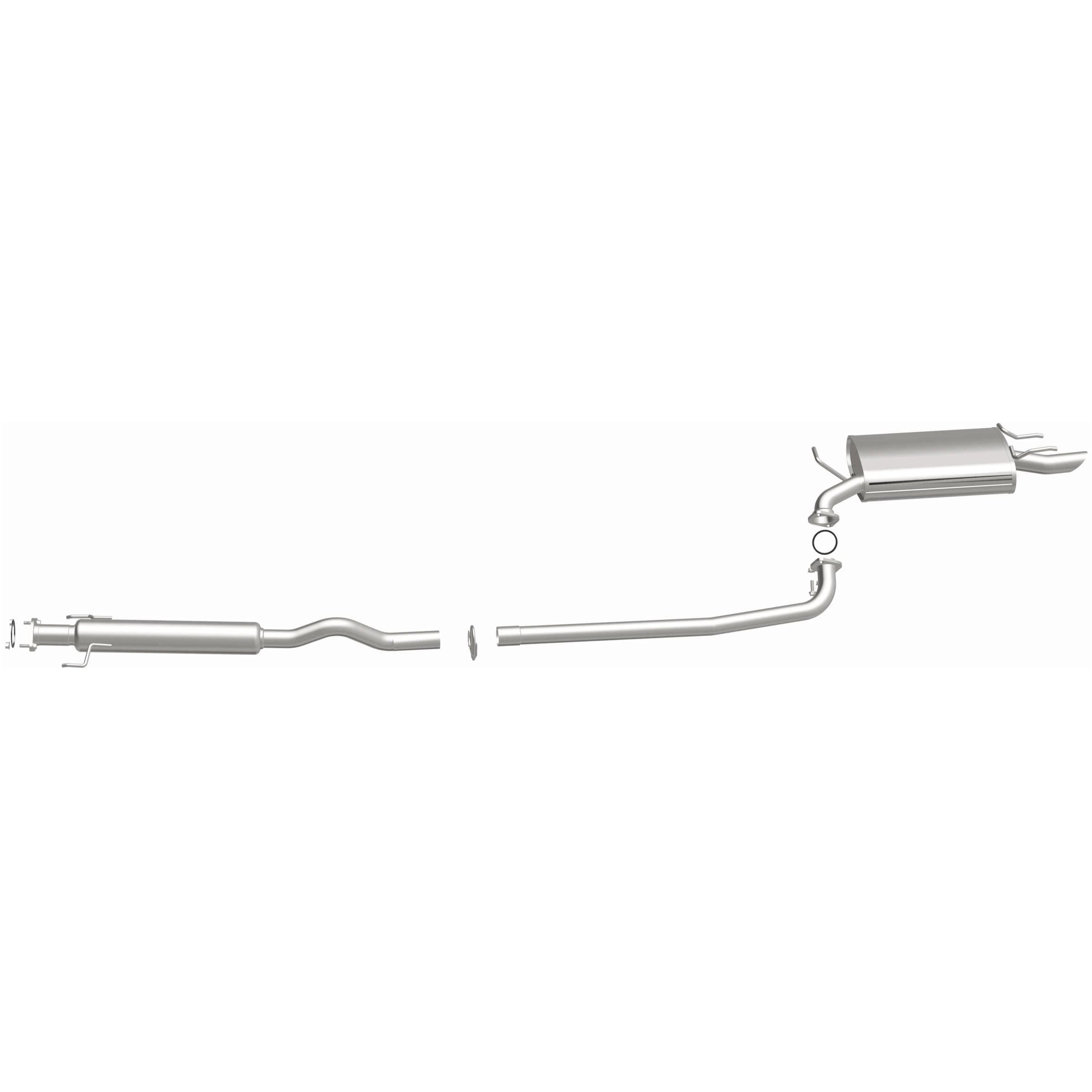 BRExhaust OE Replacement Exhaust System Kit 106-0262: Compatible with 2002-2006 Toyota Camry 2.4L