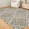 thumbnail image 6 of Addison Rugs Chantille Indoor/Outdoor Transitional Kids Ivory Machine Washable Rectangle Rug, 3' x 5', 6 of 8