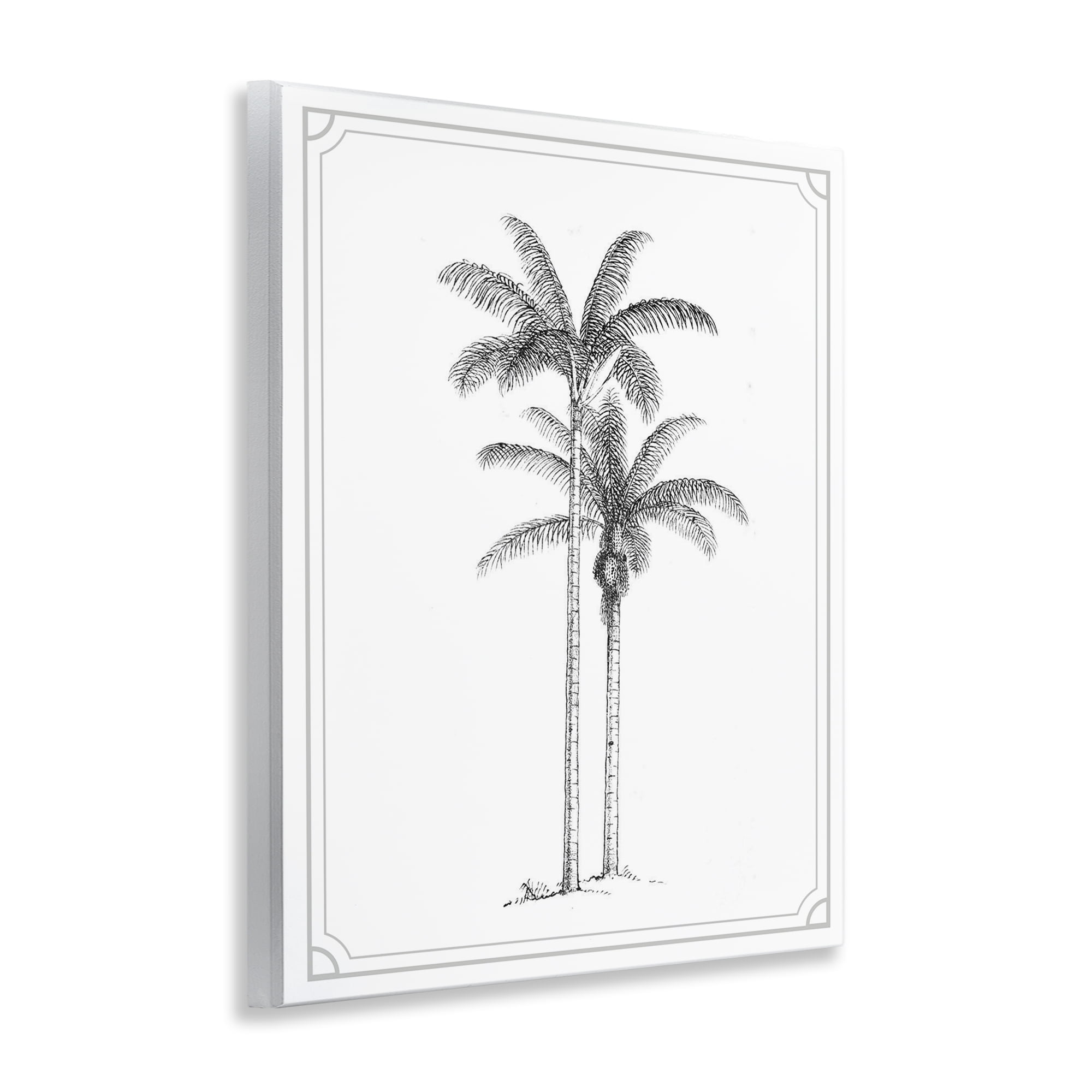 Vintage Simple Palm Tree Wall Plaque Art, design by Lettered and Lined