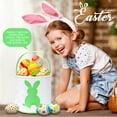 thumbnail image 3 of Ayieyill Easter Basket, Easter Bunny Baskets for Kids with Cute Rabbit Pattern, Easter gift baskets, 3 of 7