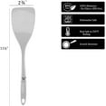 thumbnail image 3 of 100% Organic Melamine Kitchen Spatula, White, 3 of 4