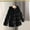 Black, variant on Toddler Girls Jacket Fall Winter Toddler Kids Collar Soild Jackets Warm Hooded Woolen Jacket Coats Girls Puffer Jacket Size 2-3 Years