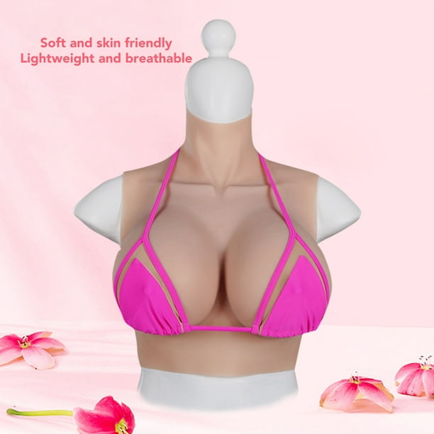 Prosthetic Breast, Silicone Fake Tits Soft C Cup For Women For Cosplay 