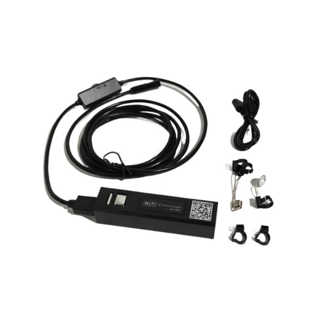 Cámara de boroscopio WiFi de Alta resolución Bearachild negra 7x para cámara de inspección HD resistente al agua 2M