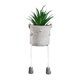thumbnail image 1 of Decoración del hogar del escritorio de entrada, marco de pared artificial de plantas artificiales en maceta de expresión, 1 of 6