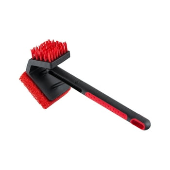 Expert Grill Small Double Grill Brush and Scrub Pad, 10.6"