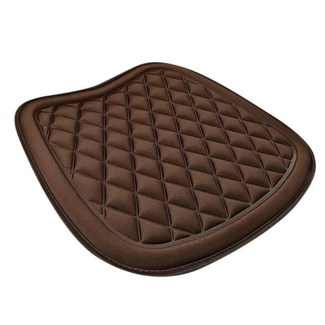 Generic Cojín del Asiento Delantero del Coche Protector del Asiento Delantero Funda de Asiento Transpirable Asiento Color café