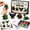 Monsters, variant on Tiny 3D Beaded Animal DIY Kit, 4PCS DIY Animal Beading Embroidery Kit, All Accessories Included Beads String Tools Guide, Stress Relief Focus for Desk Decor Vibrant Charm