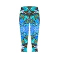 thumbnail image 5 of YUGYXL Fashion Print Capri Leggings for Women High Waisted Tummy Control Yoga Leggings Sexy Stretchy Butt Lifting Crpooed Pants Casual Soft Capris Multicolor S, 5 of 5