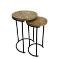thumbnail image 4 of Electra Table Gigogne Ronde de 24 Pouces - Bois Électrifié - Blanc, 4 of 7