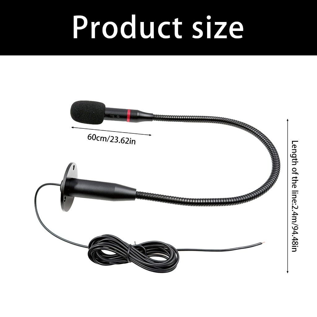 Adjustable Microphone With High Sensitivity And Metal Construction For Podcasting Streaming Conference Recording