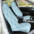 thumbnail image 5 of Blue Bow Pattern Background Set of 2 Car Seat Covers Seat for Carseats Front Seat Auto Car Interior Accessories Universal 2 Piece, 5 of 6