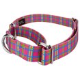 thumbnail image 5 of Country Brook Petz® Bubblegum Pink Plaid Martingale Dog Collar and Leash, Small, 5 of 7