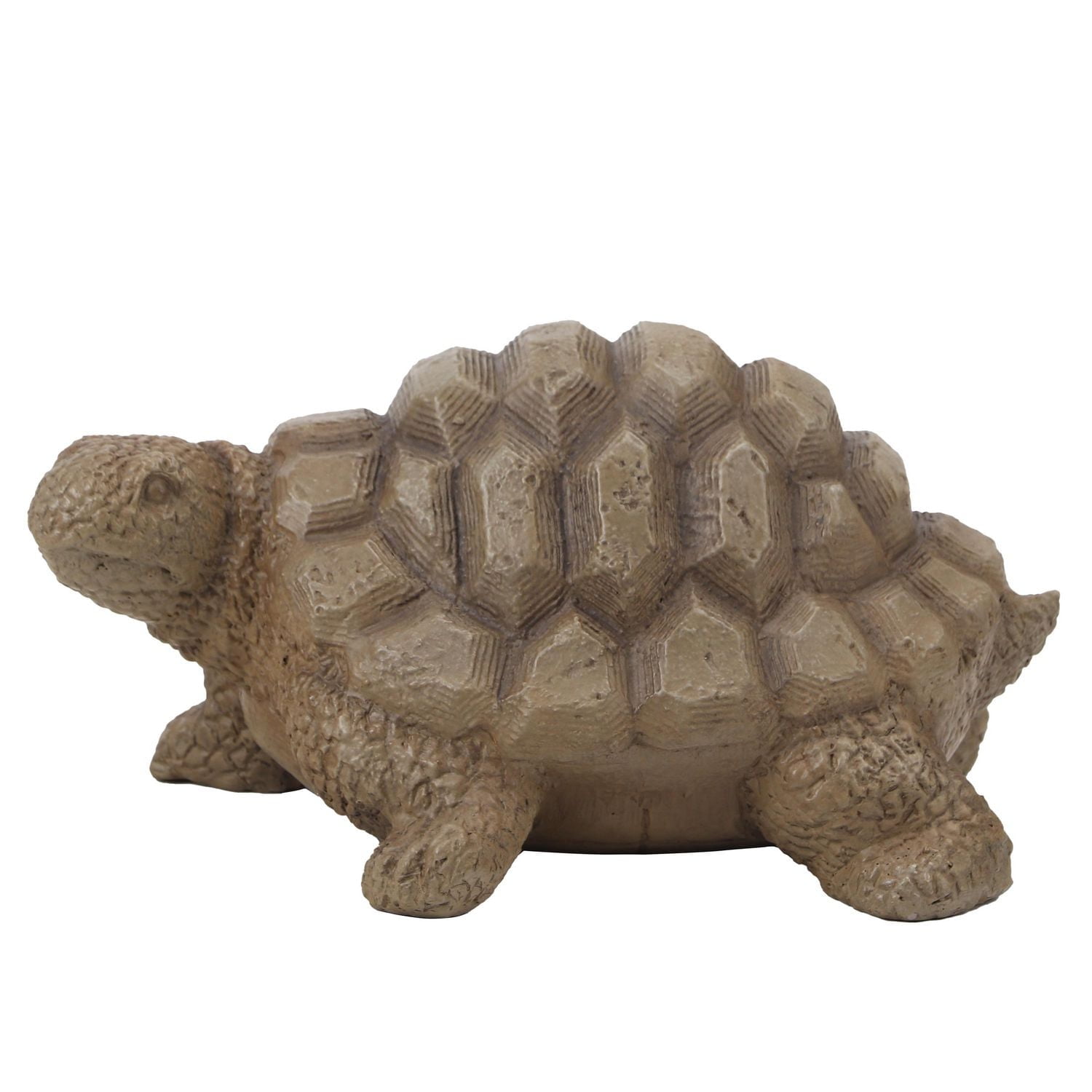 Better Homes & Gardens Turtle Statue, 9.3inL x 6.5in W x 4.75in H Brown Turtle Statue