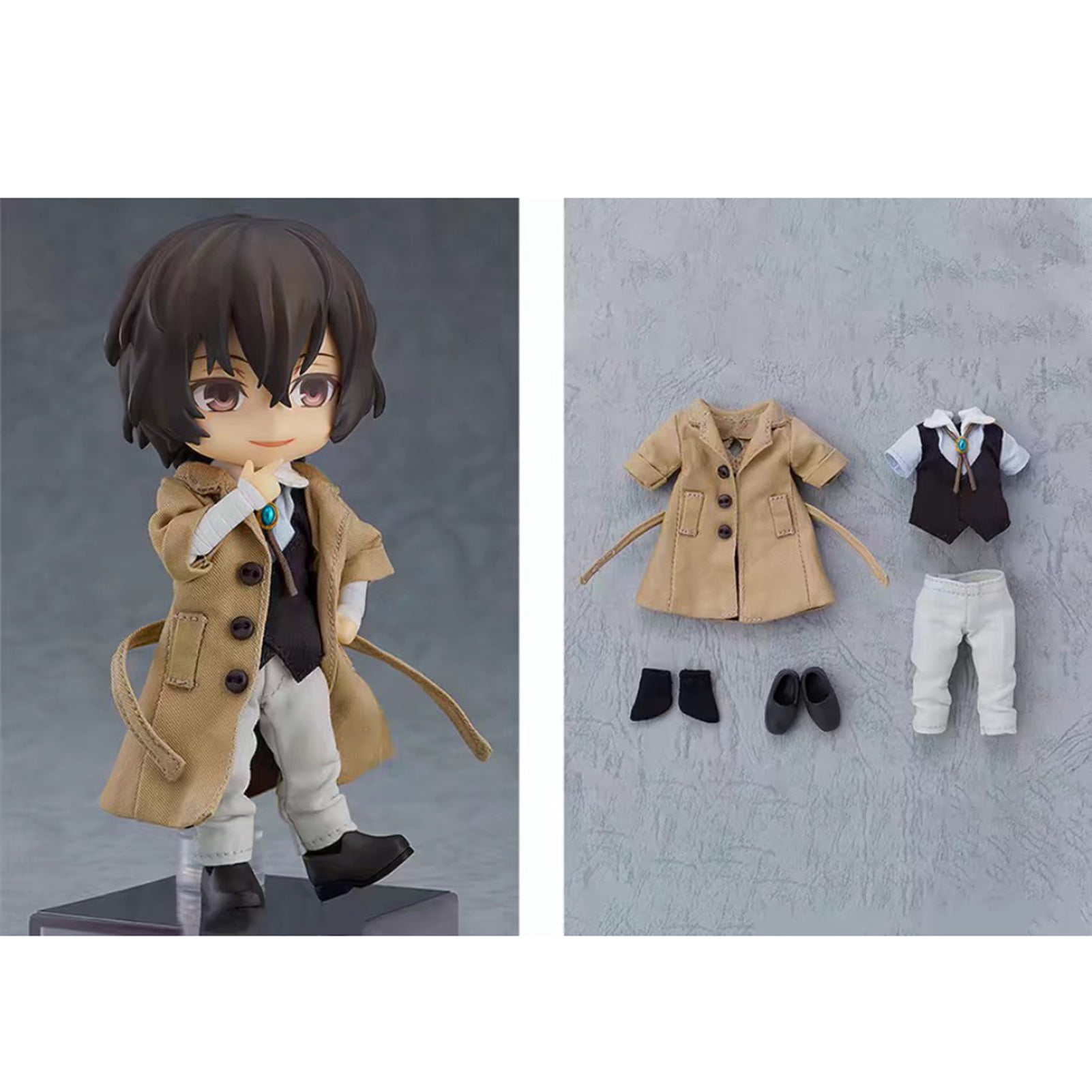 Anime Stray Dogs Dazai Osamu Nendoroid Action Figure Movable Toy doll Figurine