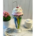 thumbnail image 6 of DEZICAKES Fake Milkshake Sprinkles CraziShake Tall Glass Parfait Dezicakes, 6 of 7