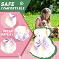 thumbnail image 4 of GASTROPOD Dog Dresses for Small Dogs Girl,Polyester Bow-Knot Princess Dress Dog Costume,Crisp and Structured with Bowknot Dog Dresses,Pink,Xs, 4 of 7