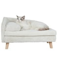 thumbnail image 2 of BingoPaw Elevated Sofa Couch Dog Bed Wood Legs for Dogs Cats, 27.56"L, 2 of 8