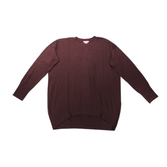 Rock Fit LLC Isaac Mizrahi Womens Size X-Large L/S Lounge Sweater, Wine Tasting