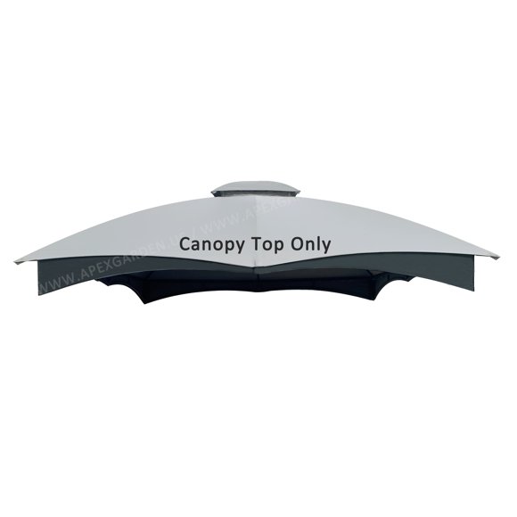 APEX GARDEN Replacement Canopy Top for Lowe's Allen Roth 10'x12' Gazebo #GF-12S004BTO/GF-12S004B-1