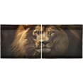 thumbnail image 3 of Coolnuti Wild Lion Valances for Windows 36 Inch Small Window Blackout Valance Curtains Rod Pocket Window Curtains Treatment for Kitchen Bathroom Cafe, 1 Panel Home Decor, 3 of 7