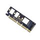 thumbnail image 3 of Convertidor De Interfaz M.2 Nvme Ssd A Pcie 3,0 X4/8/16, Tarjeta De Expansión 2230/2242/2260/2280 Ssd, Adaptador Para Windows 7/8/10 Para Ordenador Linux Yuarrent EL011833-00, 3 of 6