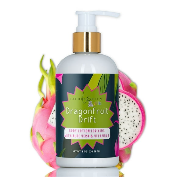 Dragonfruit Drift Kids Natural Body Lotion - Deep Hydration for Sensitive Skin - 8 oz by LatherGreen