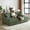 Green, variant on 84'' 3 Seater Oversized Corduroy Sofa with Back Pillows,Chaise Lounge Sofa Chair wirh Storage Ottomans,Indoor Reading Chair with Cup Holder,Deep Seat Comfy Sofa Couch for Living Room,Office,Beige