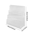 thumbnail image 3 of Becaristey ABS Tabletop Acrylic Card Showcases Stand For Craft Fairs Showcase Cards In Style Sunglasses Stand transparent, 3 of 6