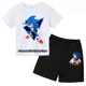 thumbnail image 2 of Nueva camiseta de Mario Sonic para niños, niñas y adolescentes, camisetas de manga corta de verano, camisetas casuales para niños, conjunto de camisetas de Mickey Mouse, 2 of 5