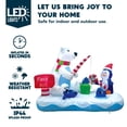 thumbnail image 3 of Pingüino navideño inflable Joiedomi con Luces LED 6 pies, 3 of 9