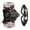 black goggles set, variant on Heavy Duty Rubber Respirator with Full Face Coverage & Interchangeable Filter Cartridge Two Color for Workplace Safety