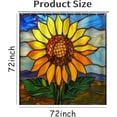 thumbnail image 3 of Sunflower Shower Curtain for Bathroom Watercolor Sunflower Shower Curtain Washable Waterproof Polyester for Bathroom Sunflower Decor Bathtub with 12 Hooks 72x72 Sunflower Gifts for Kids Adults, 3 of 6