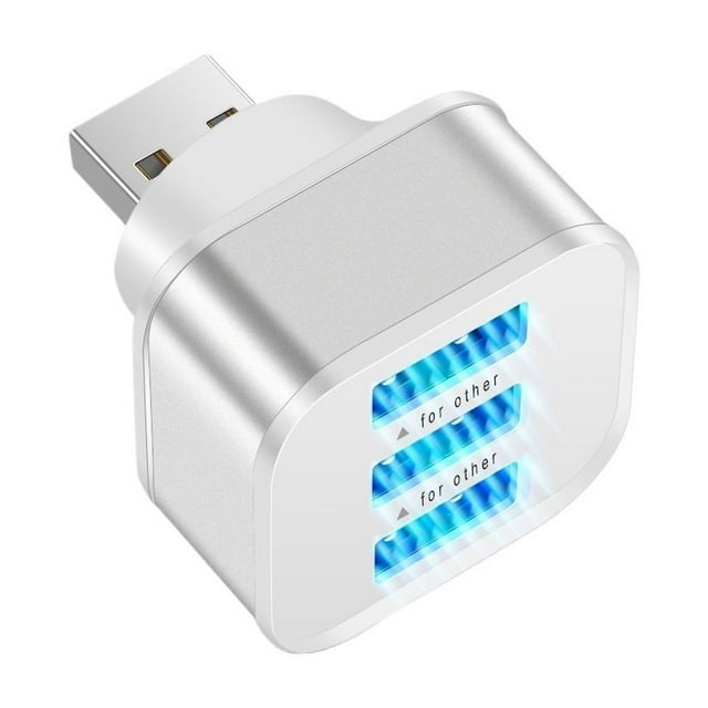 USB Splitter 3 Ports USB 2.0 HUB Quick Charge Expander Multiple Interface Car USB Extender ,Multifunctional fast charging