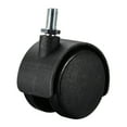 thumbnail image 3 of Furniture Casters 2 Inch Nylon M8 x 15mm Threaded Stem Swivel Wheels, 38lb Capacity Each Wheel, 3 of 3