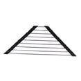 thumbnail image 3 of DOLITY Rolling Dish Drainer Corner Dish Rack Triangle Stainless Steel Over The, 3 of 7