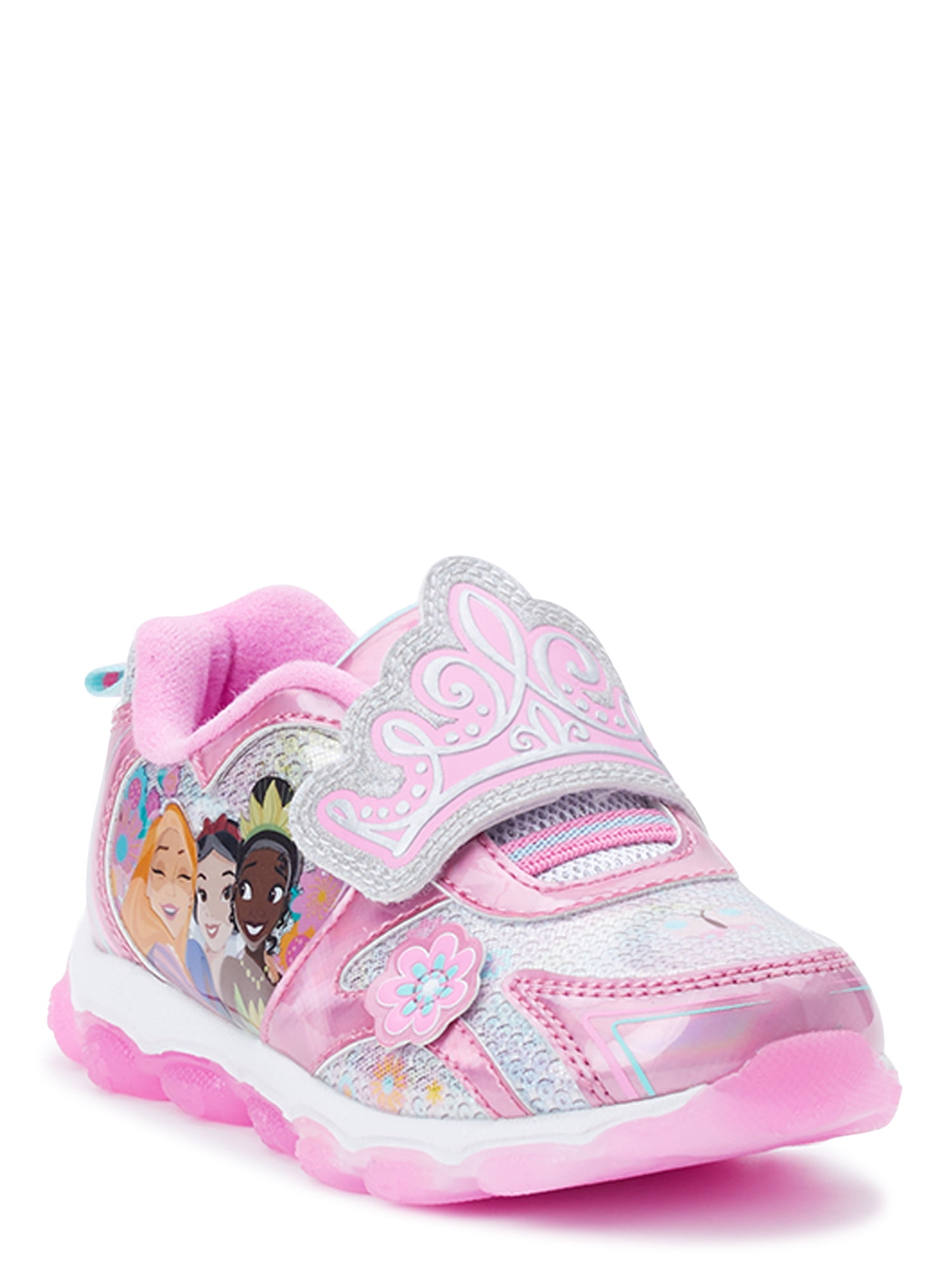 spille klaver beskytte bad Disney Princess Toddler Girls Lighted Athletic Sneakers, Sizes 7-12 -  Walmart.com
