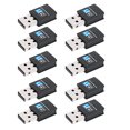 thumbnail image 1 of Adaptador Receptor Inalámbrico Tarjeta Red 802.11n/ G/b USB 2 0 Dongle Set 10 Uds 300Mbps Mini Con Antena CD, 1 of 9
