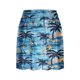 thumbnail image 3 of Faldas de Tenis Plisadas para las Mujeres Estampado de Hoja de Verano Atlético Elástico, Falso Pantalones Cortos de Dos Piezas, 3 of 5